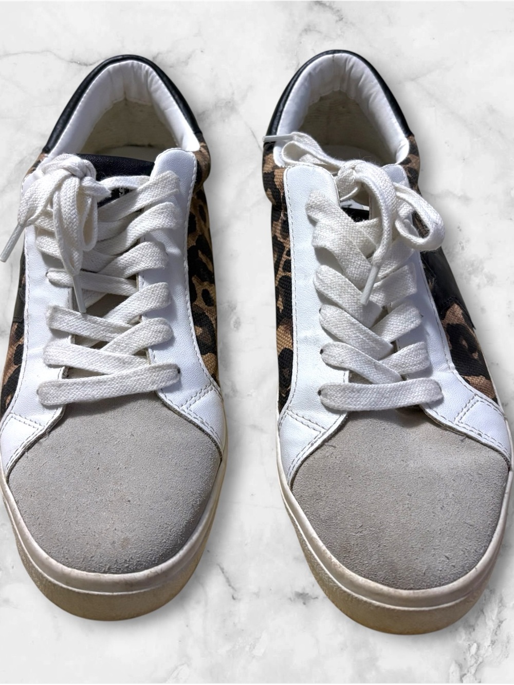 Steve Madden Philip Leopard Print Sneakers